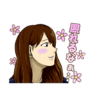 美女図鑑スタンプ（個別スタンプ：16）