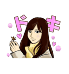 美女図鑑スタンプ（個別スタンプ：25）