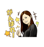 美女図鑑スタンプ（個別スタンプ：37）