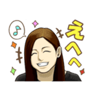 美女図鑑スタンプ（個別スタンプ：38）