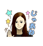 美女図鑑スタンプ（個別スタンプ：40）