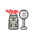 Small gray cat daily（個別スタンプ：11）