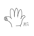 Left Hand Thumb（個別スタンプ：3）