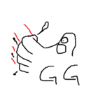 Left Hand Thumb（個別スタンプ：22）