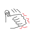 Left Hand Thumb（個別スタンプ：24）