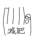 Left Hand Thumb（個別スタンプ：35）