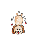 トイプードル大好き（個別スタンプ：3）