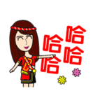 Taiwan aborigines beauty（個別スタンプ：6）