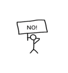 棒人間の日常その1（個別スタンプ：17）