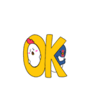 にわとり＆つばめ（個別スタンプ：3）