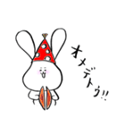 ぷにぷにあごうさぎ（個別スタンプ：3）