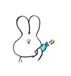 ぷにぷにあごうさぎ（個別スタンプ：6）