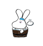 ぷにぷにあごうさぎ（個別スタンプ：8）
