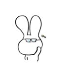 ぷにぷにあごうさぎ（個別スタンプ：21）