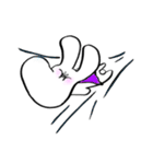 ぷにぷにあごうさぎ（個別スタンプ：33）