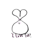 ぷにぷにあごうさぎ（個別スタンプ：36）