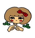 ”まりえ”の和風スタンプ（個別スタンプ：2）