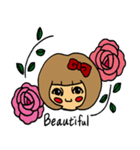 ”まりえ”の和風スタンプ（個別スタンプ：4）