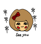 ”まりえ”の和風スタンプ（個別スタンプ：10）