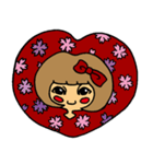 ”まりえ”の和風スタンプ（個別スタンプ：21）