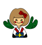 ”まりえ”の和風スタンプ（個別スタンプ：22）