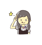 そこらへんの女の子（個別スタンプ：4）