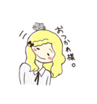 そこらへんの女の子（個別スタンプ：6）