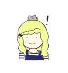 そこらへんの女の子（個別スタンプ：17）