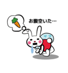 赤シャツうさぎさん（個別スタンプ：5）