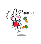 赤シャツうさぎさん（個別スタンプ：20）