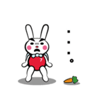 赤シャツうさぎさん（個別スタンプ：21）