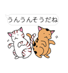 くつろぎにゃんこと吹き出し（個別スタンプ：30）