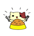 手書きのにゃんこたち（個別スタンプ：4）