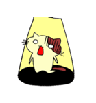 手書きのにゃんこたち（個別スタンプ：28）