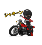 ネイキッドバイクに乗るライダー2（個別スタンプ：32）