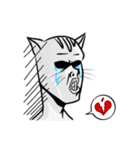 simple sticker : orange cat（個別スタンプ：2）