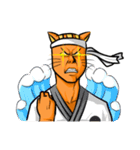 simple sticker : orange cat（個別スタンプ：4）
