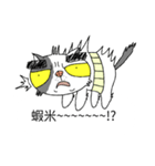 grumpy face cat ojisan（個別スタンプ：19）