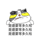grumpy face cat ojisan（個別スタンプ：37）