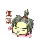 I'm ponytail girl , I'm two years old.（個別スタンプ：20）