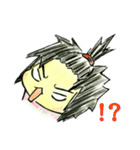 I'm ponytail girl , I'm two years old.（個別スタンプ：24）