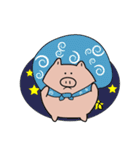 The earnest pig(English)（個別スタンプ：7）