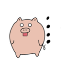 The earnest pig(English)（個別スタンプ：16）