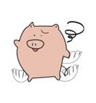 The earnest pig(English)（個別スタンプ：22）