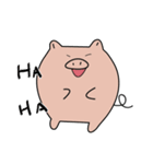 The earnest pig(English)（個別スタンプ：30）