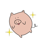 The earnest pig(English)（個別スタンプ：32）