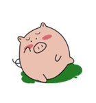 The earnest pig(English)（個別スタンプ：33）