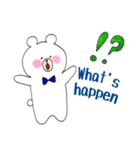 わんぱくくまさん。（個別スタンプ：10）