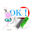 吹き出しとふきだし雲とKawaiiやつらzero（個別スタンプ：22）