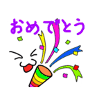 顔は語る（個別スタンプ：34）